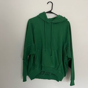 Madewell Women’s Hoodie Green Size Medium